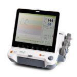 Monitor materno-fetal S41™ para seguimiento integral de madre y bebé, midiendo frecuencia cardíaca fetal, contracciones uterinas y signos vitales maternos.