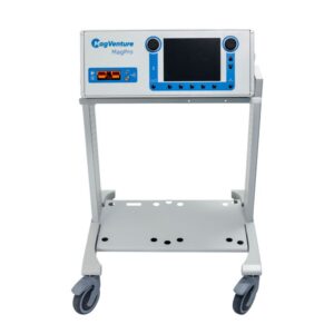 Estimulador TMS MagPro R30 para neurociencias, dispositivo de estimulación magnética transcraneal para tratamientos neurológicos y psiquiátricos.
