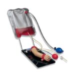 Brazo de entrenamiento S408 para práctica de inyecciones y administración de medicamentos en recién nacidos.