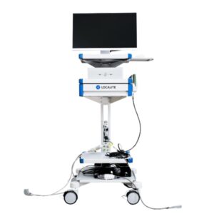 Localite TMS Navigator para neurociencias, sistema de guiado preciso para colocación de bobinas en tratamientos de TMS.