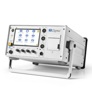 Dispositivo de terapia electroconvulsiva SigmaStim Σigma para neurociencias, utilizado en tratamientos de trastornos psiquiátricos resistentes.