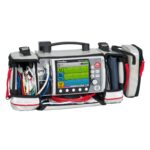 Monitor-desfibrilador Meducore Standard² para emergencias, con funciones de desfibrilación, monitorización ECG y soporte vital avanzado.