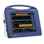 Monitor de Volumen Minuto ExSpiron 2Xi para UCI, midiendo ventilación, volumen minuto y parámetros respiratorios de pacientes críticos de manera no invasiva.
