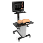 Simulador Ultrasound Mentor Pediátrico para entrenamiento en procedimientos ecoguiados en pacientes pediátricos.