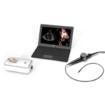 Simulador de ecografía transesofágica Express para entrenamiento clínico en obtención de imágenes ecocardiográficas precisas.