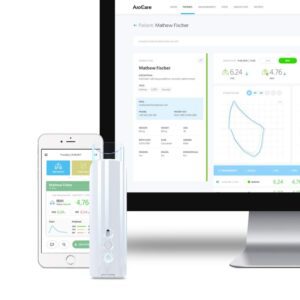 AIOCAre Doctor Jaeger equipo de diagnóstico respiratorio: espirometría, difusión pulmonar y evaluación de función pulmonar en laboratorios clínicos.