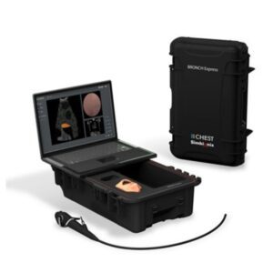 Simulador CHEST para práctica de procedimientos torácicos, manejo de vías respiratorias y emergencias respiratorias en adultos.