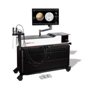 Simulador ENDO URO Mentor para práctica de procedimientos endoscópicos urológicos y mínimamente invasivos.