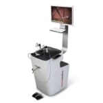 Simulador Lap Sim para práctica de cirugía laparoscópica y procedimientos mínimamente invasivos.