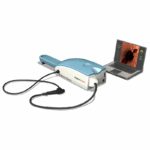 Simulador GI Mentor Express para práctica de endoscopia gastrointestinal, colonoscopia y procedimientos mínimamente invasivos.