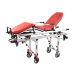 Camilla de transporte de pacientes F2 para emergencias, asegurando traslado seguro y estable en ambulancias y rescates.