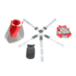 Sistema de retención infantil KangooFix para emergencias, asegurando la protección y sujeción de niños durante traslados en ambulancias.